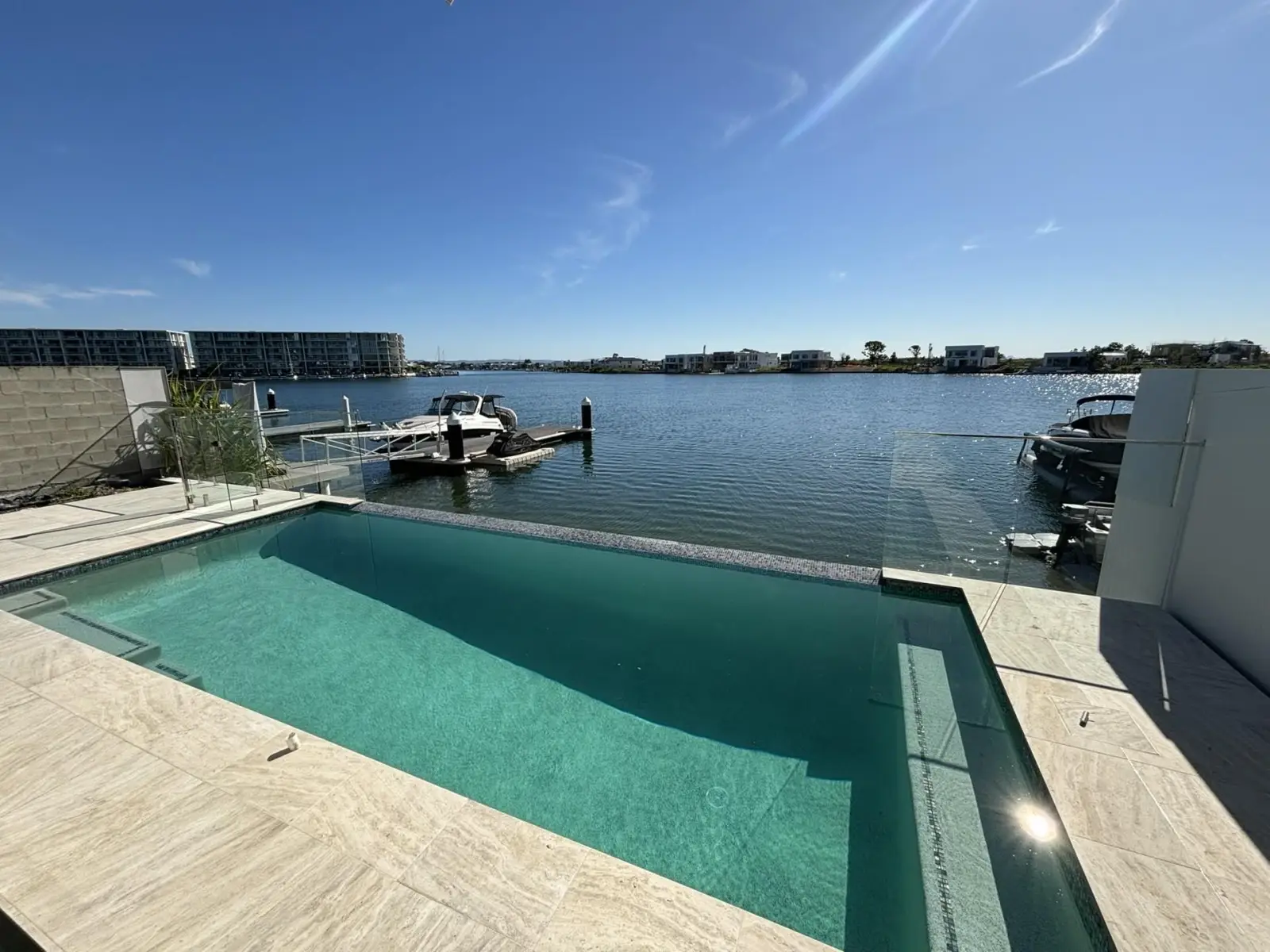 Newport · infinity edge · canal view