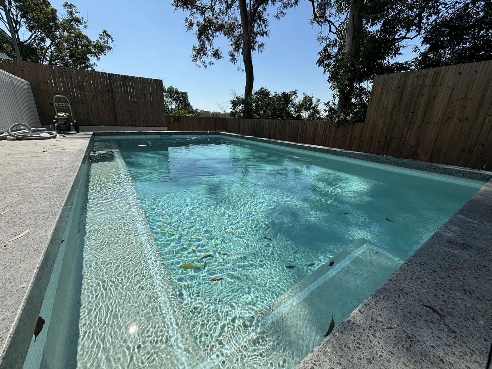 custom concrete pool · bardon
