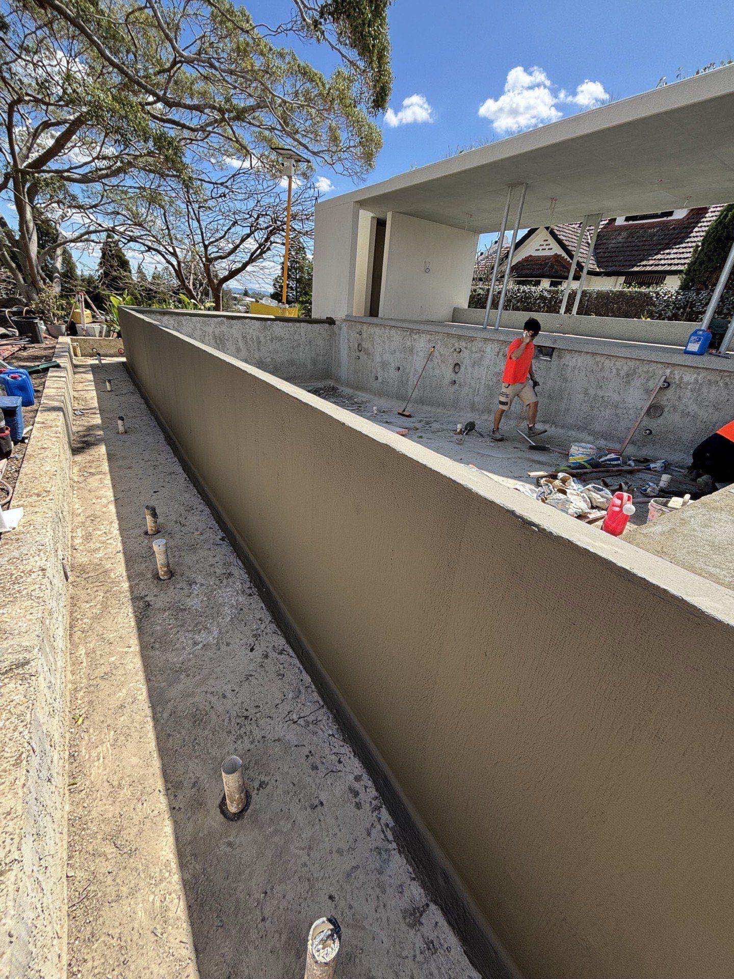 Windsor pool construction detail